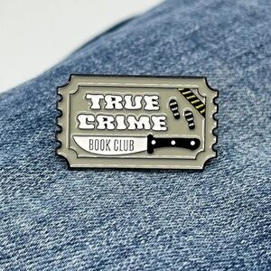 NEW Designer Halloween Book Club Enamel Pin Collectible Brooch Vintage Accessory